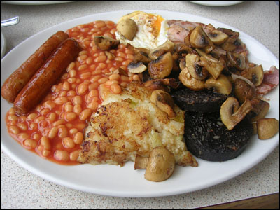 english breakfast in london