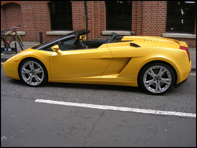 Lamborghini gallardo spyder millionaire